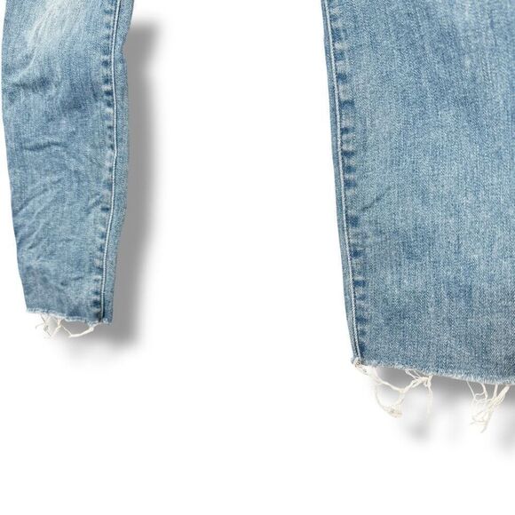 Mother Denim the Stunner Ankle Fray Skinny Jeans Graffiti Girl Women’s Size 27 - Picture 4 of 11